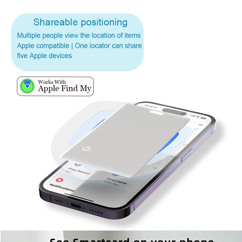 

Wallet Anti-loss Card Tracker Find My Bag Bike Air Tag Finder For iPhone find My APP Sport Tracking Smart Tag