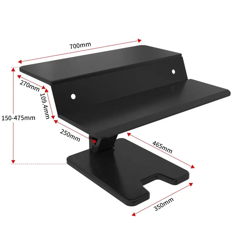 

Computer laptop lifting table, office standing workbench
