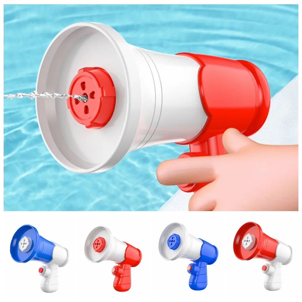 

Splashing Spray Children's Trumpet Water Toy Handheld Plastic Trumpet Water Spray Toys Cute Easy To Fill Horn Water Play Toy