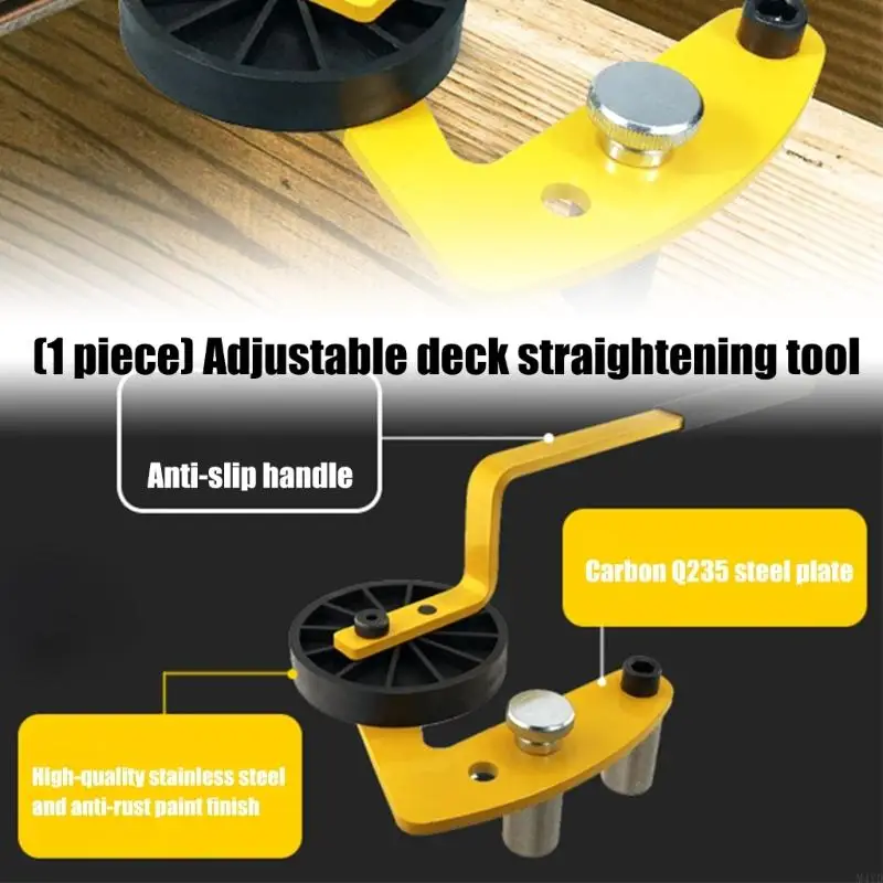 Инструмент для выпрямления настила, фиксирующий держатель чаши, ручка, гибочный станок из композитного дерева и металла для для