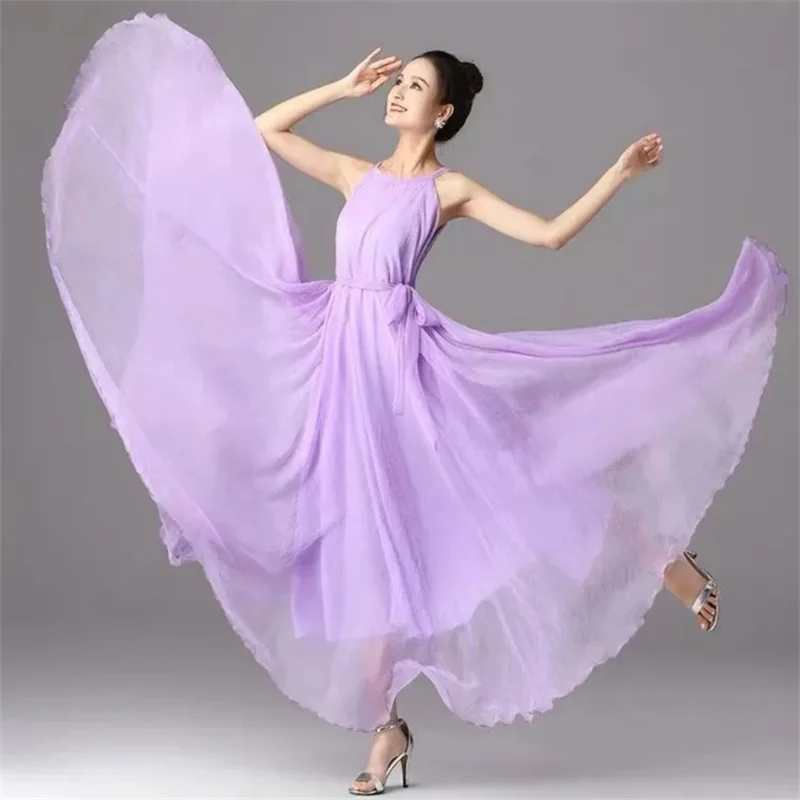 فستان نسائي صيفي كاجوال ماركة عطلة عطلة الشاطئ فساتين طويلة رقبة على شكل حرف v فستان أنيق فضفاض فام #1