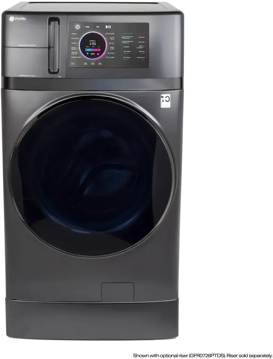 Profile PFQ97HSPVDS 28 Inch Smart Front Load Washer/Dryer Combo with 4.8 cu.ft. Capacity, 12 Wash Cycles, 14 Dryer Cycles