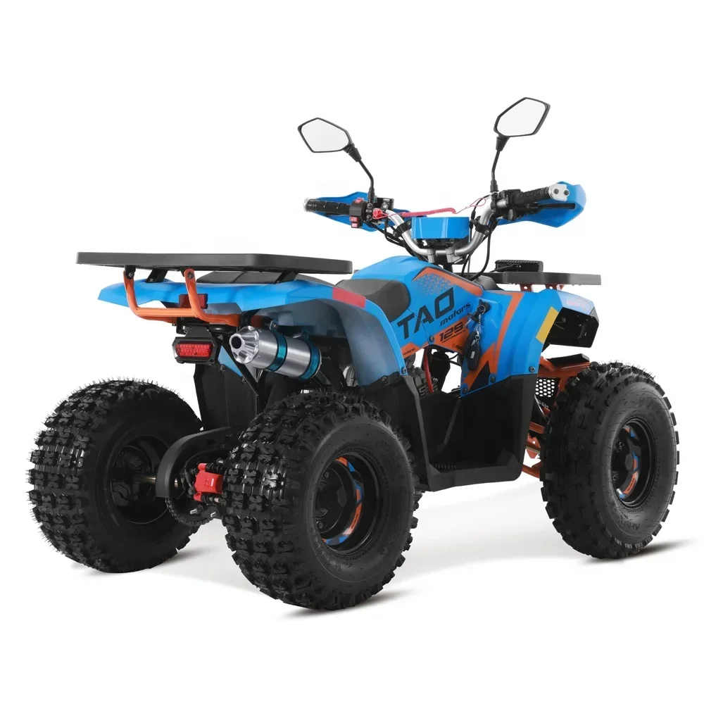 2024 สตาร์ทไฟฟ้าฟาร์มราคาถูก Quad Bike เครื่องยนต์ 4 จังหวะอัตโนมัติ 125cc ATV สําหรับเด็ก