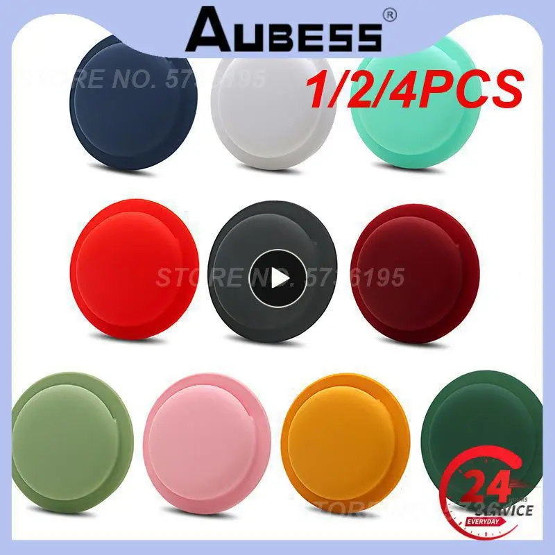 1/2/4PCS Colorful Soft Cover Silicone 43mm X 8.3mm X 43mm Silicone Case Anti-lost Stylish Protective Sleeve