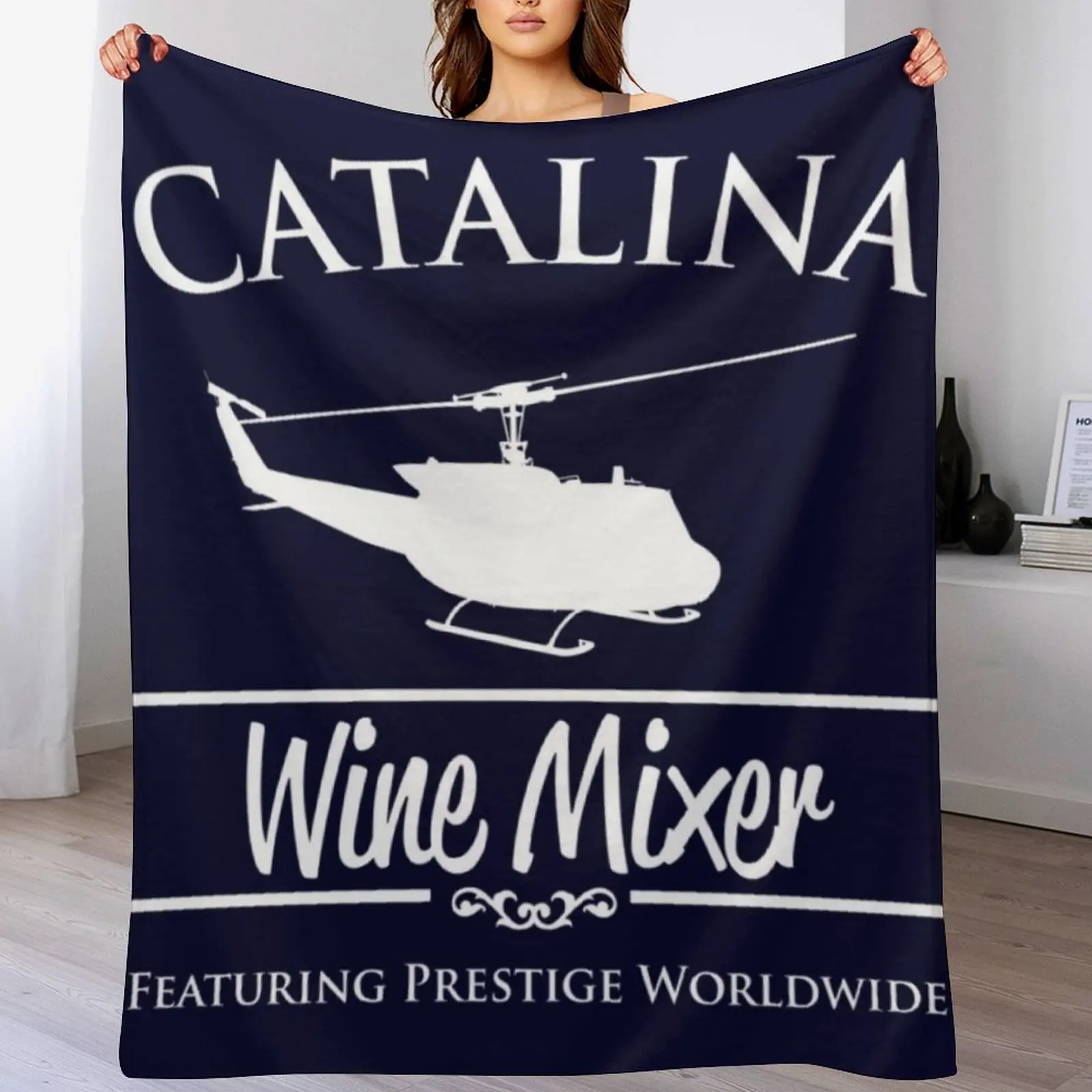 Step Brothers Catalina Wine Mixer Throw Blanket Designers funny gift Thermals For Travel Cute Plaid Blankets