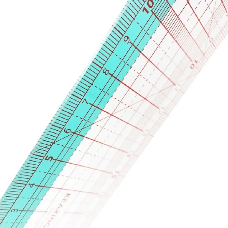 20cm Garment Ruler Two Color Grading Ruler Metric Ruler Clothing Tool