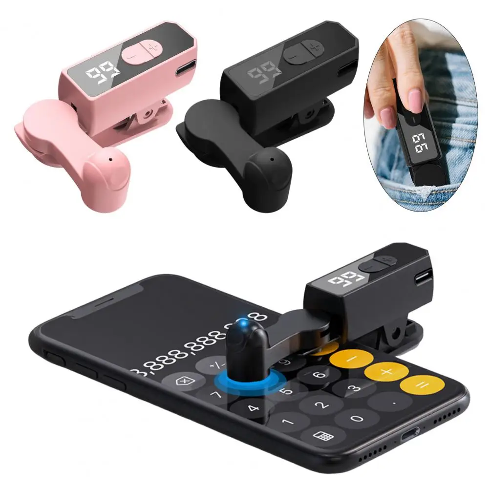 Screen Clicker for Mobile Phone 108 Gear Digital Led Display Auto Clicker Game Screen Touch Tapper for Video Live for Screen
