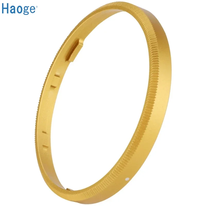 Haoge RRC-GR3Xk โลหะสีทองตกแต่งแหวนสำหรับ RICOH GR3X/GRIIIX กล้องแทนที่ GN-2