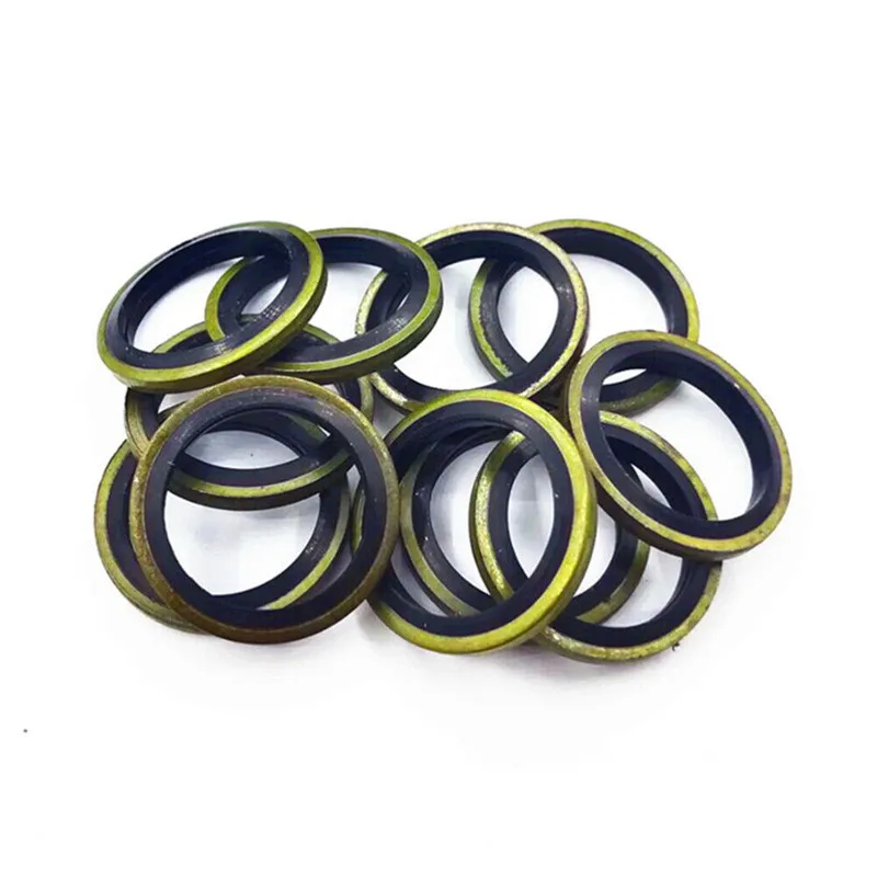 150/100 Stück Bonded Seal Dichtungsring Sortiment Kit Ölablassschraube Kombinierter Unterlegscheibendichtungssatz M6 M8 M10 M12 M14 M16 M18 M20 M22