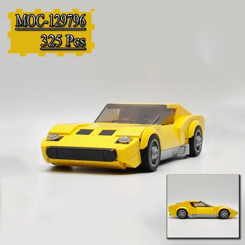 New 2023 MOC-129796 325pcs Miura SV V12 Model Building Kit Building Block Self-Lock Brick Children's Toy Gifts