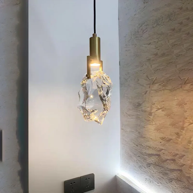 

Luxury Gold Crystal LED Chandelier Lighting with Dimmable Pendant Lamp for Living Room and Staircase Home Interior Design