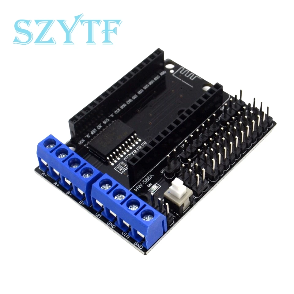 L293D Motor Shield Board Wireless Wifi Esp8266 Esp-12E Node MCU Development Kit NodeMCU Rc Toy Remote Control IoT Smart Car