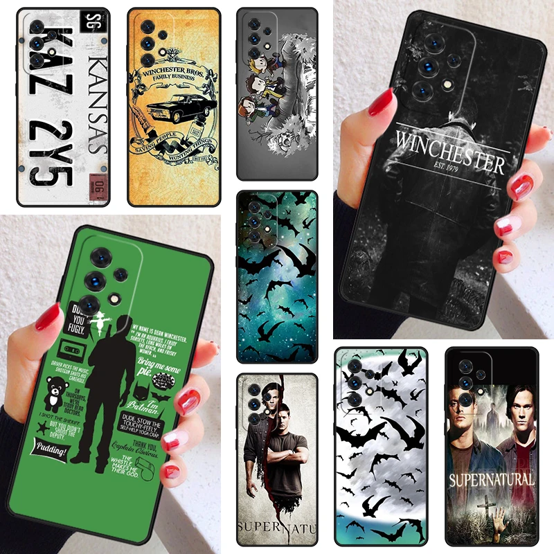 Supernatural Dean Winchester Phone Case Cover For Samsung Galaxy A52 A72 A73 A20e A21S A50 A70 A12 A42 A31 A40 A51 A71 A32 A80