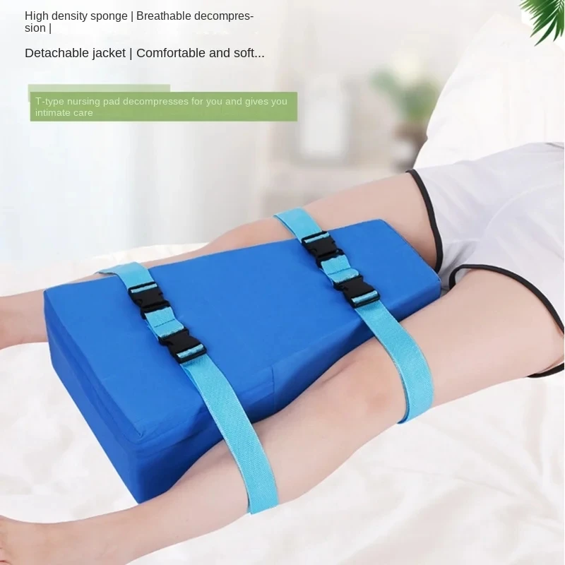 

Trapezoid Sponge Pad With Bandage Elderly Lower Limb Bed Bedsore Mat Turn Over Assistant Nursing Device For Hemiplegic Patient