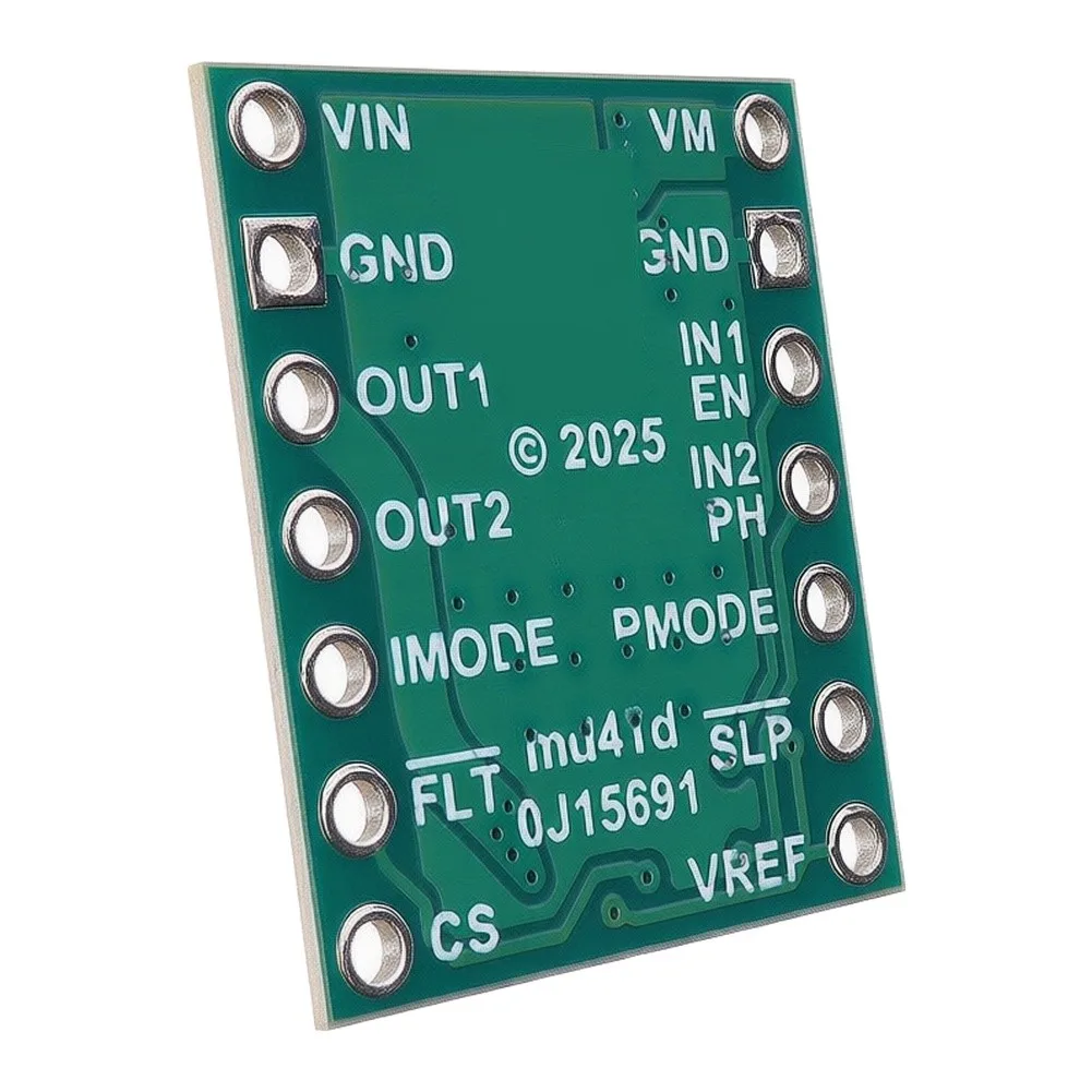 DRV8874-Based DC Motor Driver for Low-Profile Motion Control Applications Requiring Stable Performance Under Variable Loads
