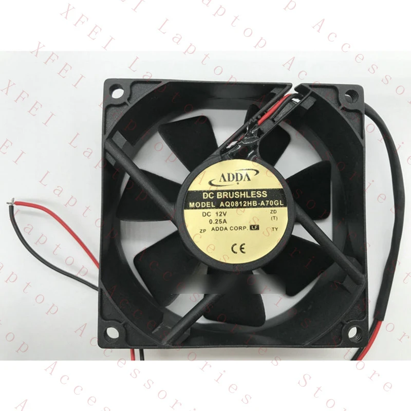 

F 1 шт. Новый вентилятор охлаждения ADDA AQ0812HB-A70GL 12V 0.25 2-проводной # QW