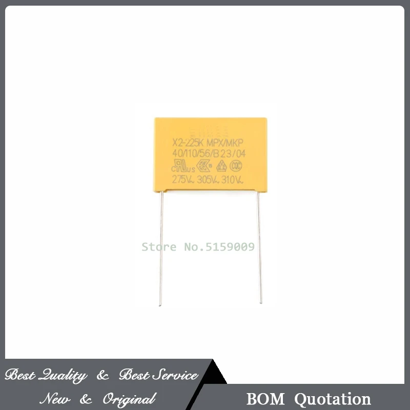 10 Pcs/Lot X2-225K-310VAC P=22.5 MPX/MKP 2.2UF±10% 310V 100% New Original In Stock