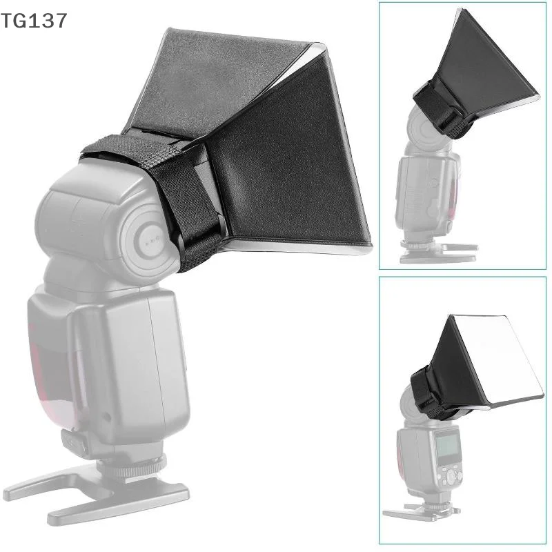 1/3Pcs DSLR Photo Diffuser Soft Foldable Light Box Universal Photography Flash Diffuser Softbox Accessories For Cameras