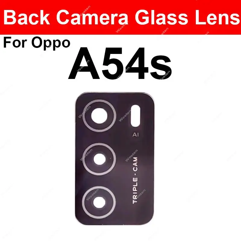 Rear Camera Glass Lens For OPPO A15 A15S A16 A16S A31 A32 A35 A36 A52 A53 A54 A54S A55 A56 4G 5G Back Camera Lens Glass Parts