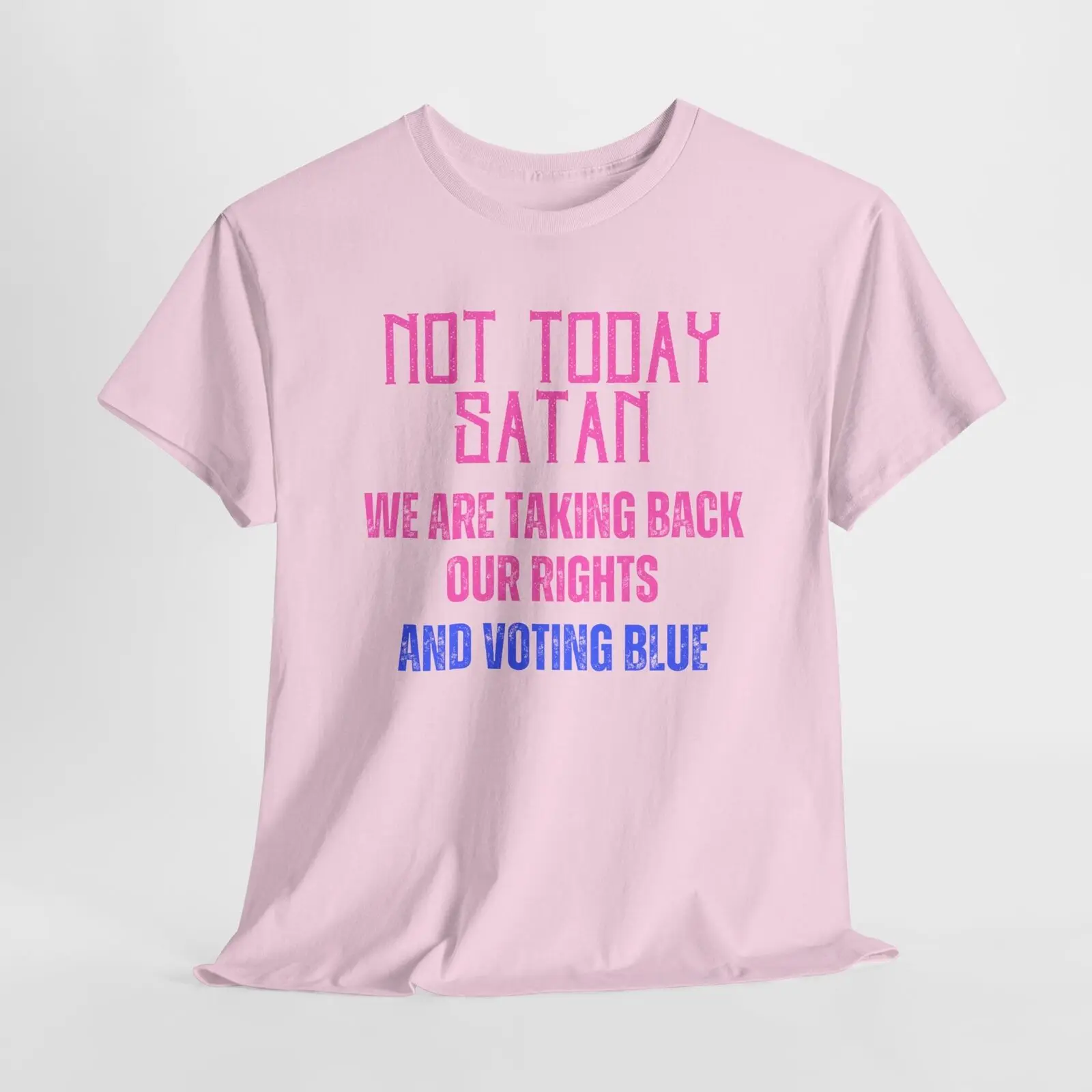 Cute Liberal Political Womens RIghts Vote Blue Tee S-5XL