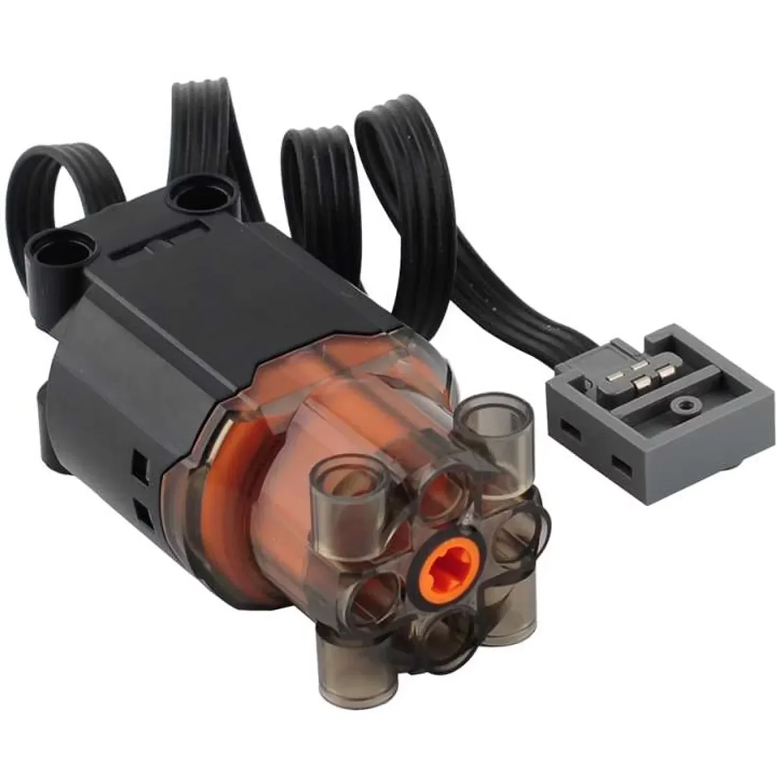 Black Panther Overspeed L Motor MOC Building Blocks Power Functions Remote Control High-Speed Motor for Car Toys