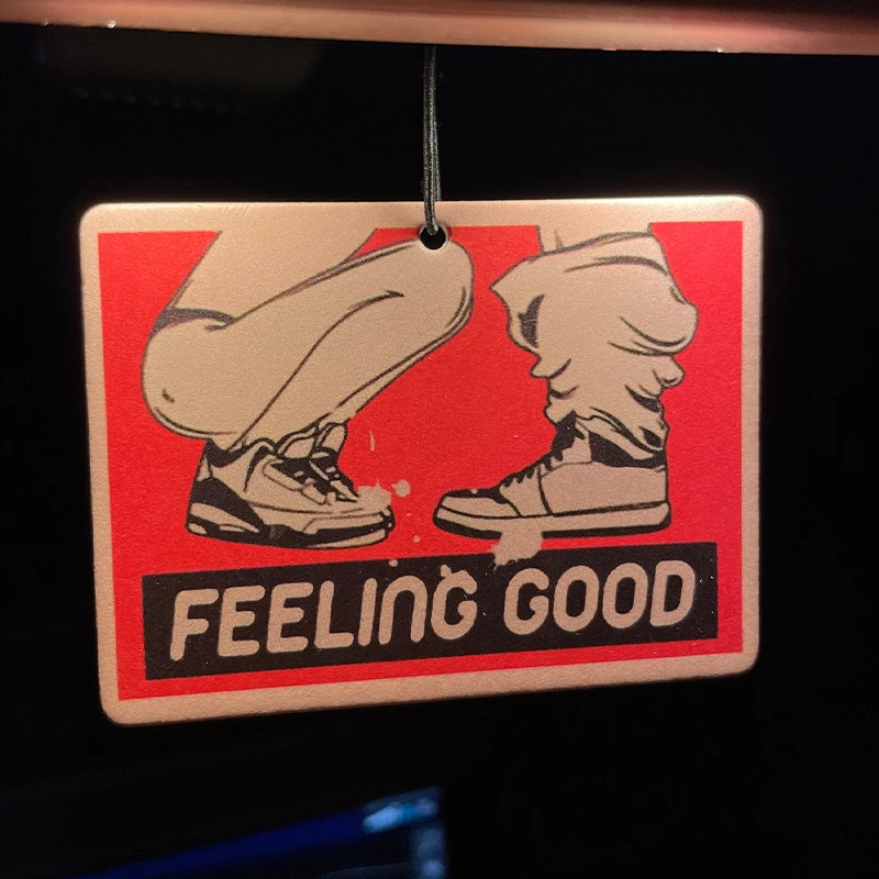 Feel Good funny funny funny car aromatherapy car perfumery perfume lasting stay fragrance pendant out of the air breath bag