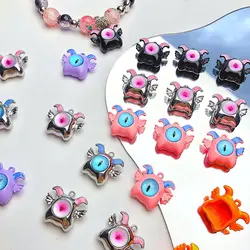 1/2/3pcs Funny Cartoon Elf Lovely Wings Monster Beads Making for Women Y2K Accessories Fashion DIY Bracelet Necklace Loose Bead