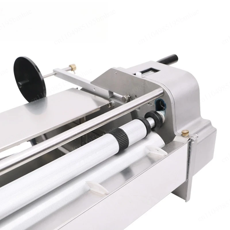 50cm Hand crank wallpaper gluing machine 70cm stainless steel gluing machine wallpaper paste machine