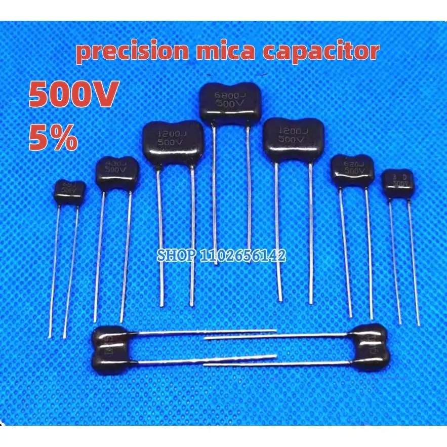 5 SZT. 500V 1P-1000PF kondensator mikowy 15PF 20P 22PF 33PF 47P 51PF 68P 75PF 100P 150PF 200P 220PF 300pf 330P 470PF 510P 680PF CMDM5% — zdjęcie produktu 2