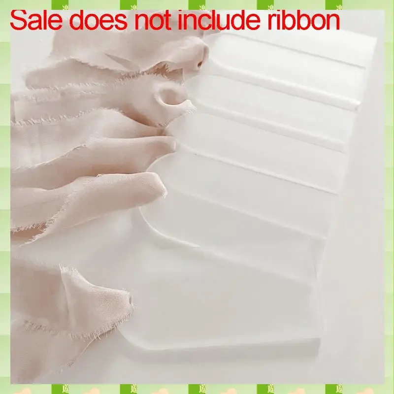 2025年フロストアクリルウェディングブランクプレースカードクリアアーチギフトタグネームプレートシートチャートDIYマークプレースパーティー用、フロストアクリル