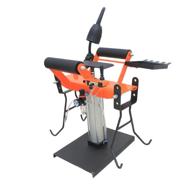 

Car tire reverser, tire extender, grinding and opening tool for tire repair