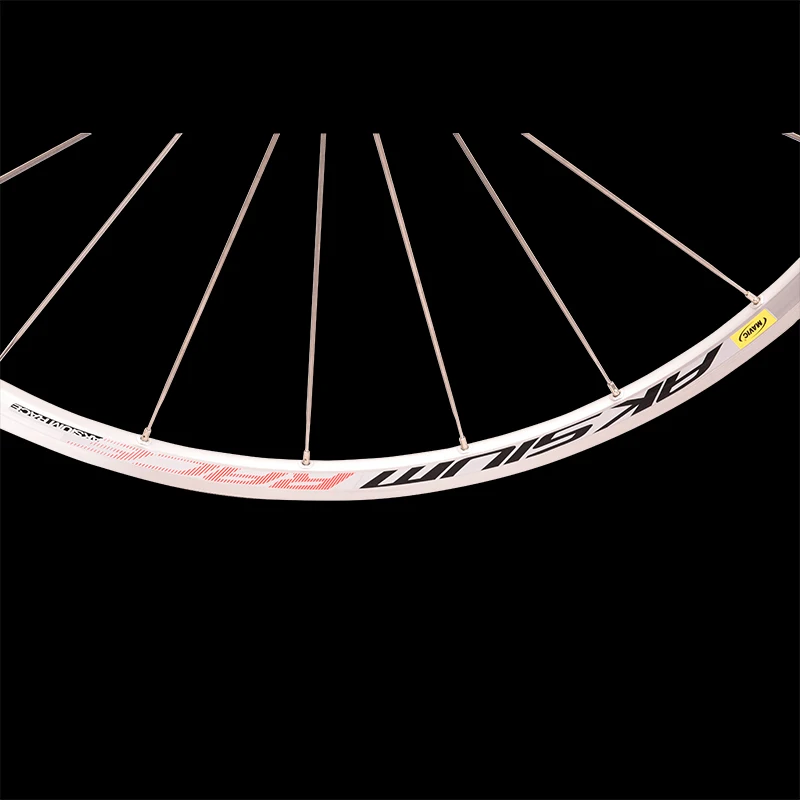 700C Silver  Aksium - Road Bike Wheelset bicycle Wheel rim brake rims use for 8/9/10/11s aluminum alloy