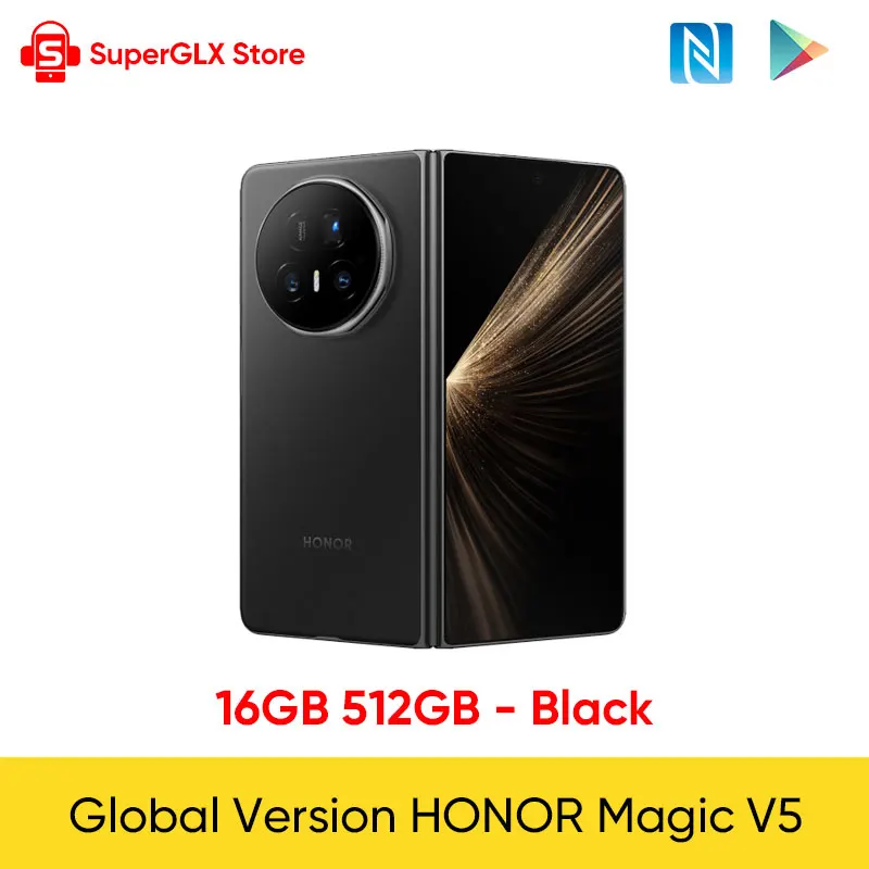 HONOR Magic V5 グローバル版 5G折りたたみ式スマートフォン
