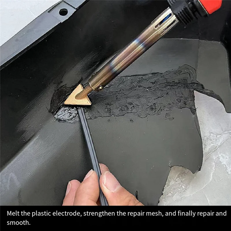 

Plain 4PCS Welding Replacement Tips, Soldering Iron Tips, Triangular Copper Heads Welder Accessories For Car Bumper Repair