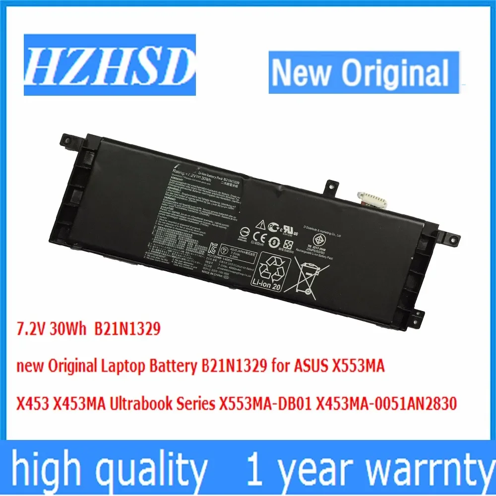 7.2V 30Wh new Original Laptop Battery B21N1329 for ASUS X553MA X453 X453MA Ultrabook Series X553MA-DB01 X453MA-0051AN2830