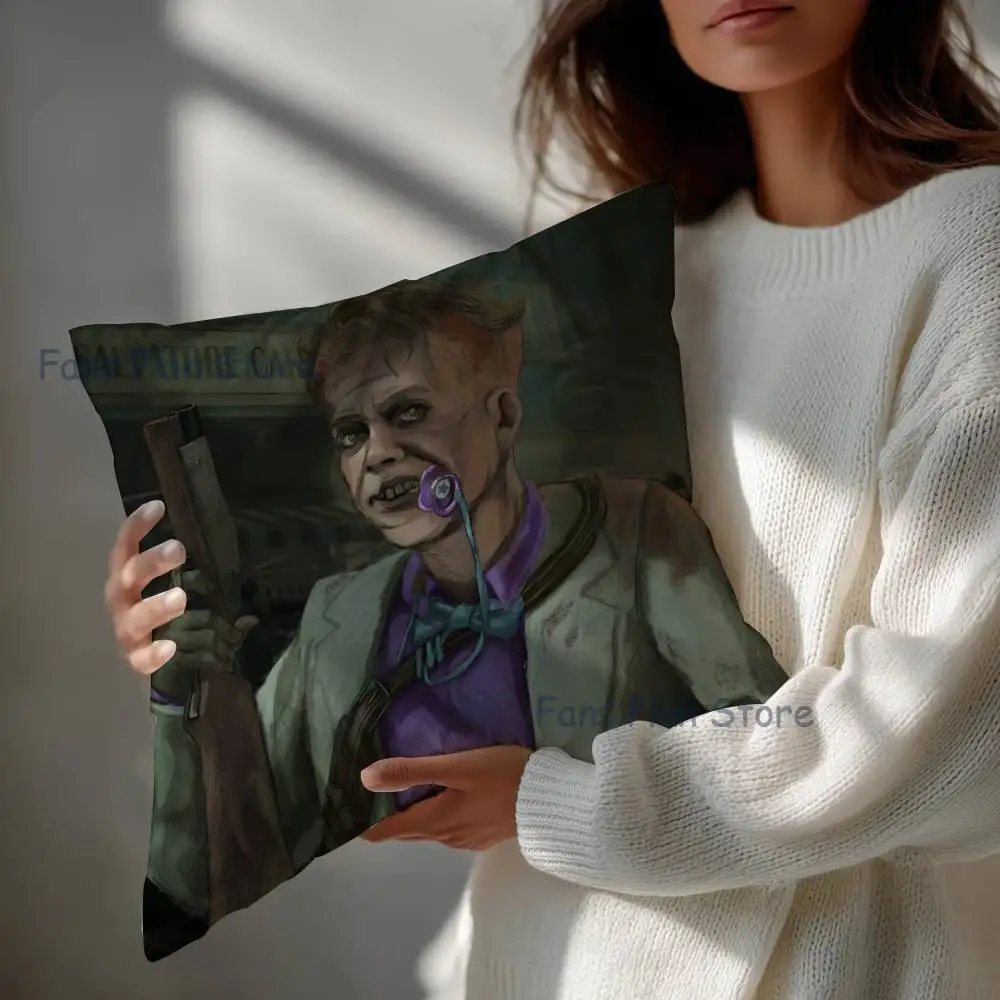 O-Outlast Franco Barbi Anime Celebrity Merchandise All-Match Printed Pillow Case Sofa Car Office Room Decoration Protector