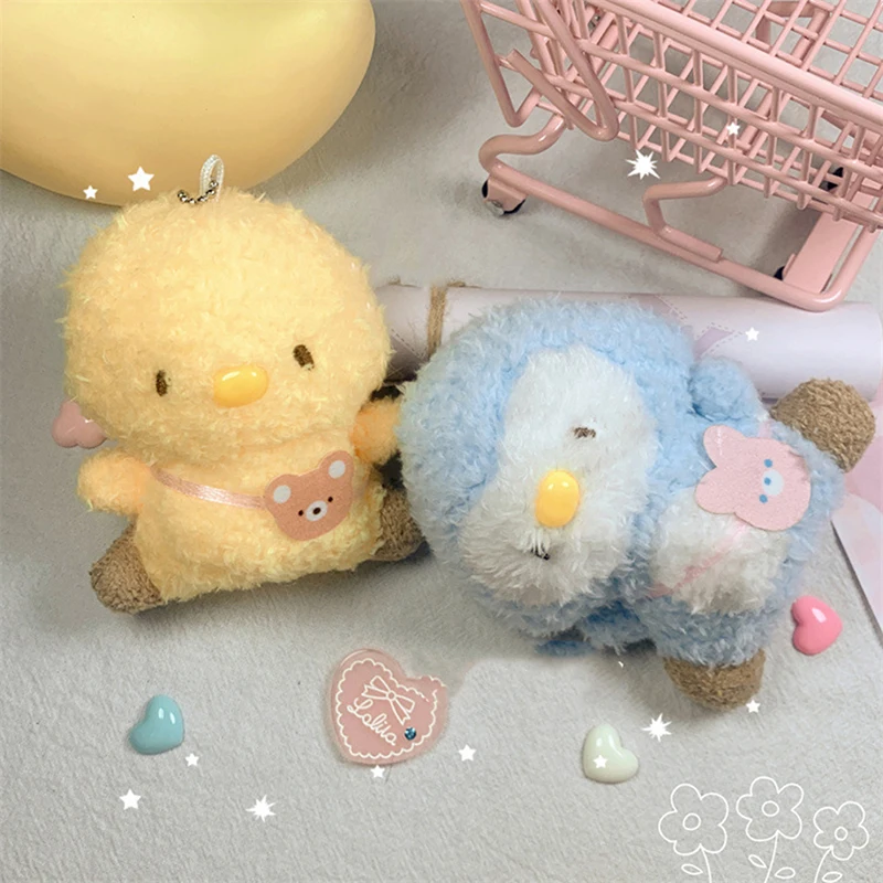 

Cartoon Cute Chick Penguin Plush Pendant Bag Pendant Key Chain Decoration Creative Plush Toy Sweet Doll Girls Birthday Gift