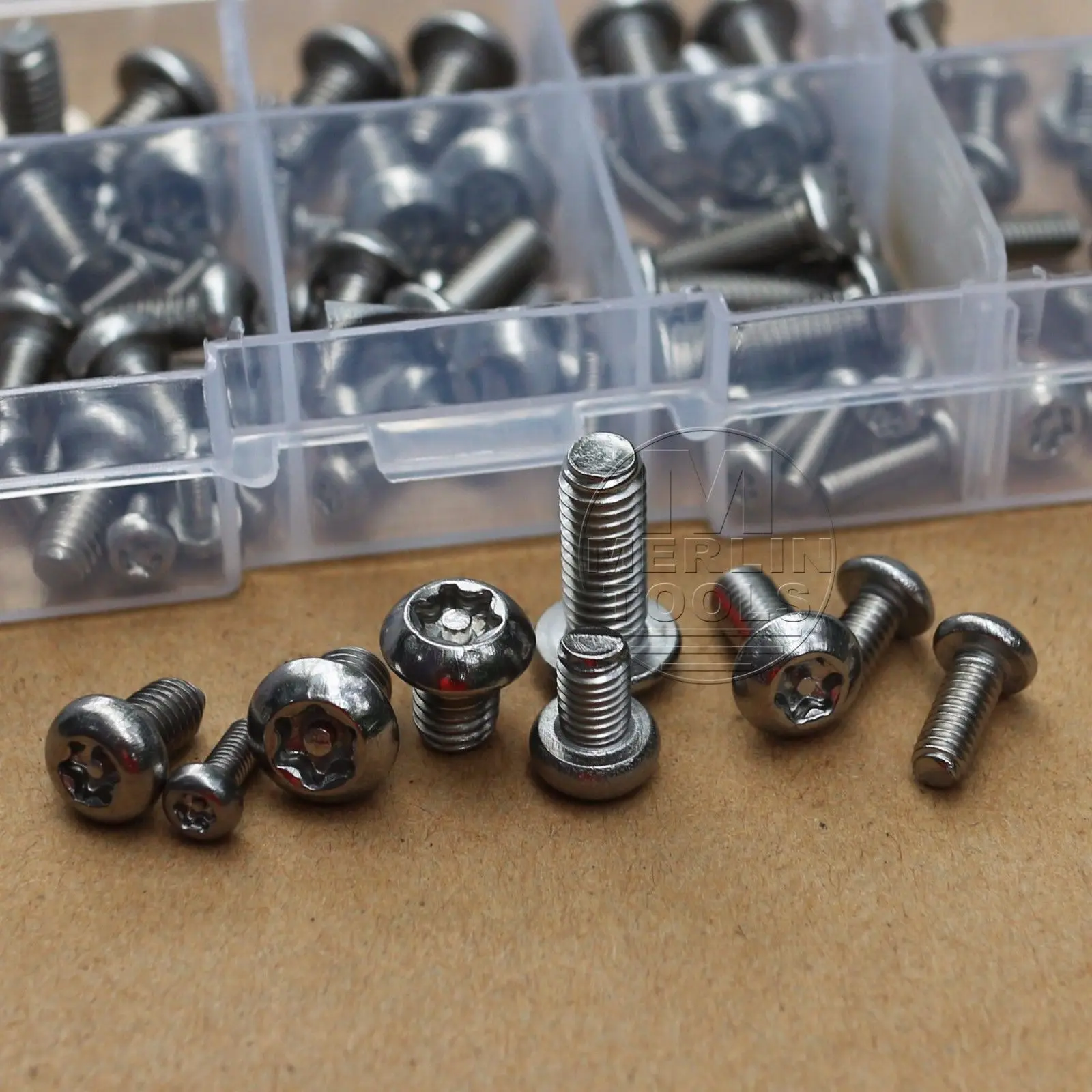 96Pcs M2 M3 M4 M5 M6 Stainless Security Anti Theft Dome Head Torx Screws Bolts