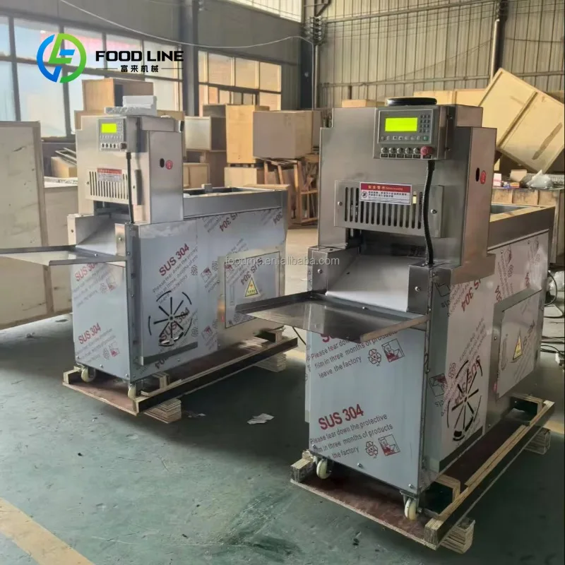 Customized Frozen Beef and Mutton Slicing, Strip-cutting and Dicing Machine; Frozen Meat Slicing and Roll-cutting Machine