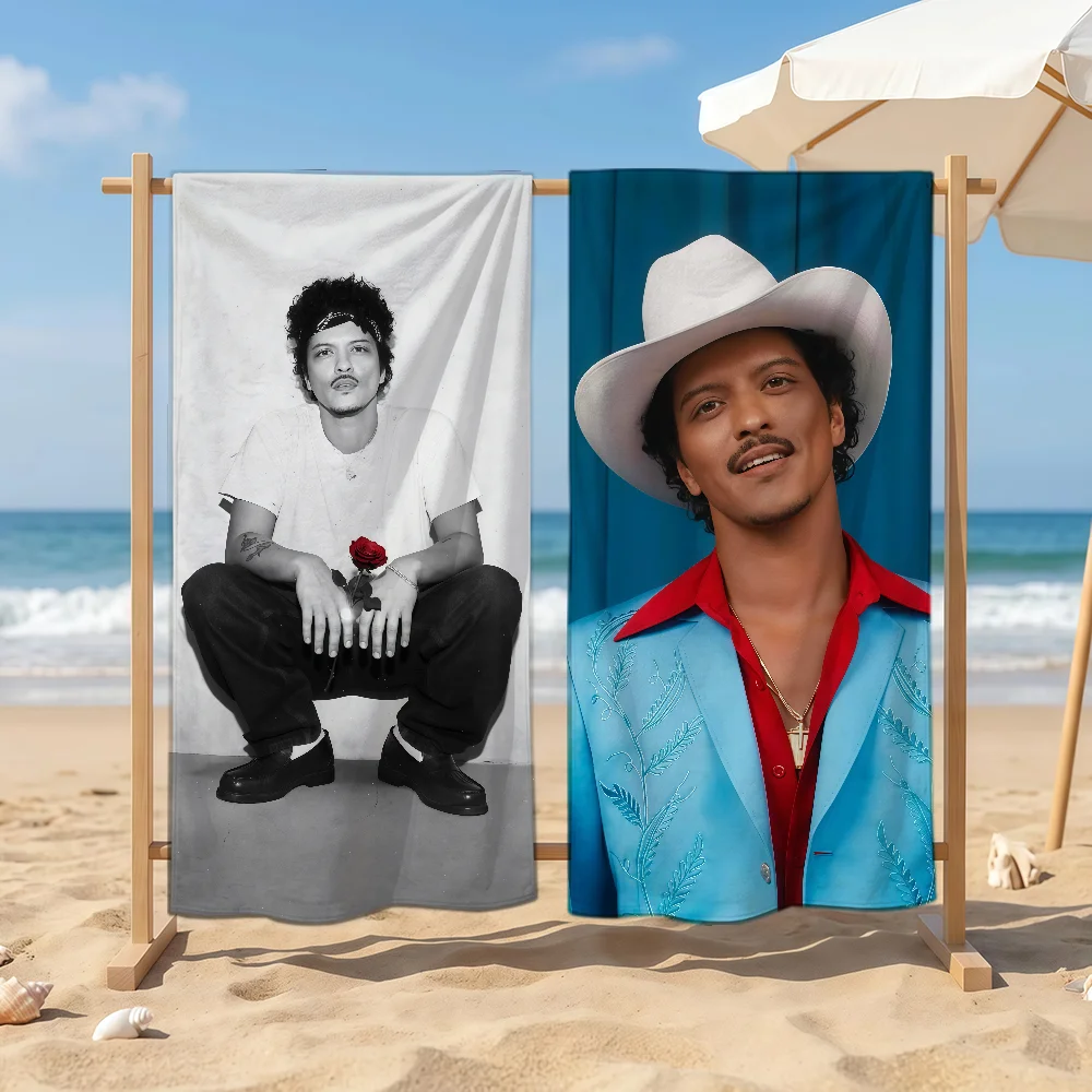 Singer B-Bruno M-Mars Towel Sports Quick Dry Travel Camping Sandproof Soft Light Large Beach Towel