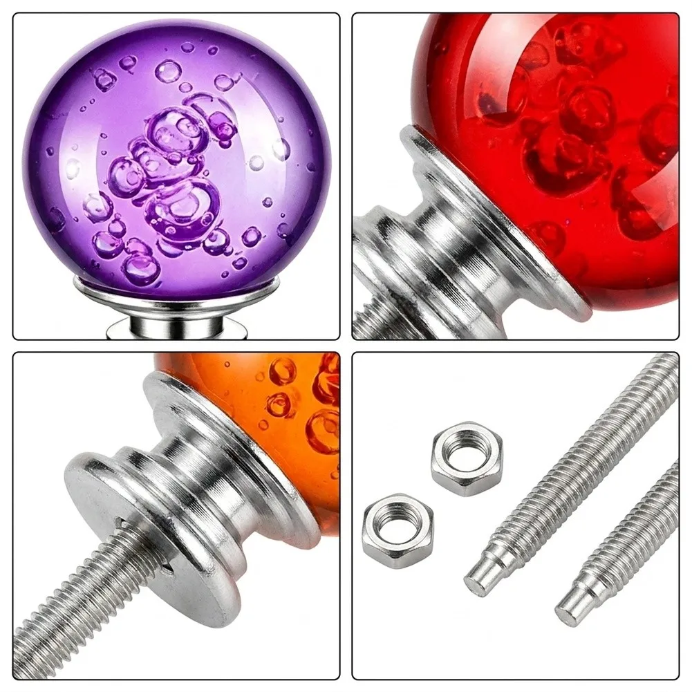 DIY for mini Garden Beaded Stakes Set 8 Stainless Steel Rods with Colorful Diamond Tops for Custom Garden Decoration
