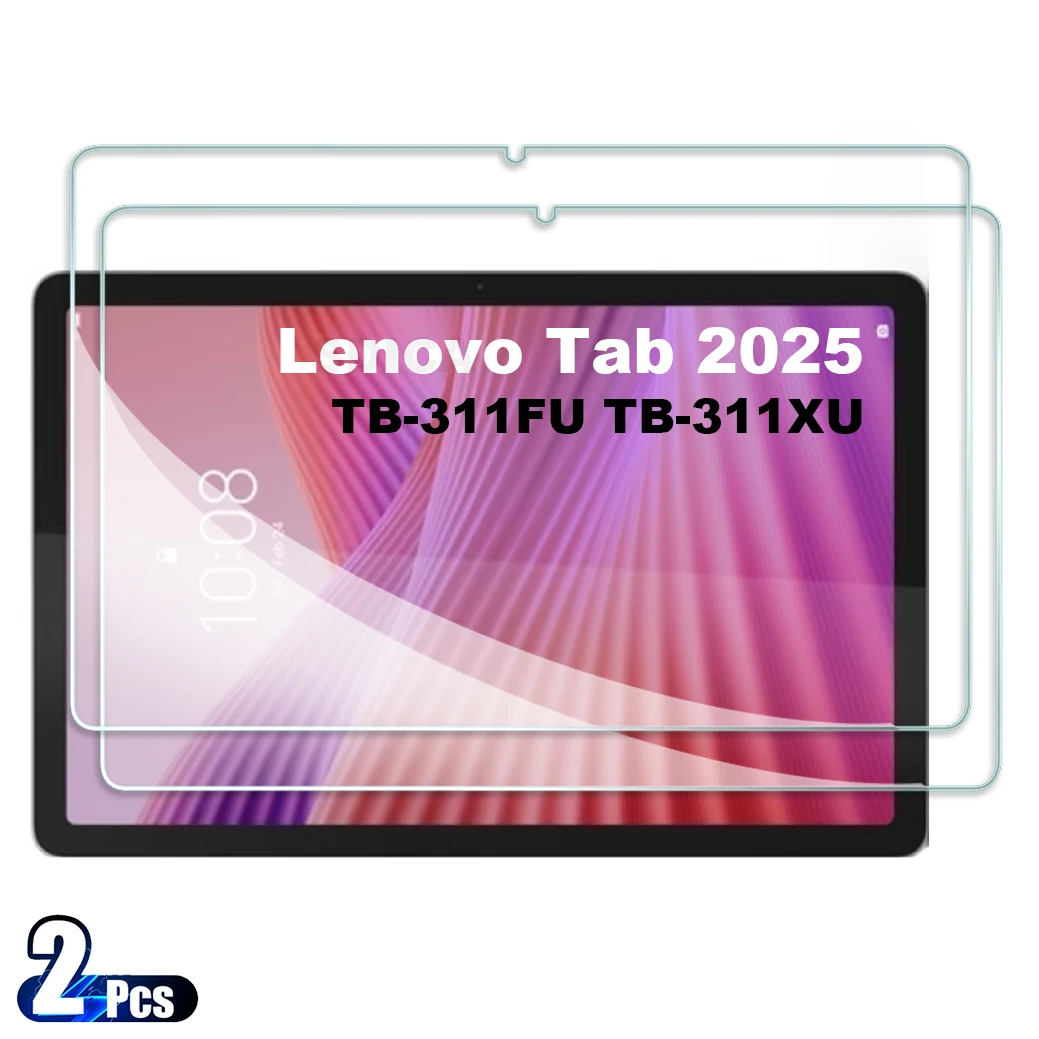 

2PCS For Lenovo Tab 2025 TB-311FU TB-311XU Tempered Glass Screen Protector 10.1 Inch Tablet Anti Scratch Protective Film
