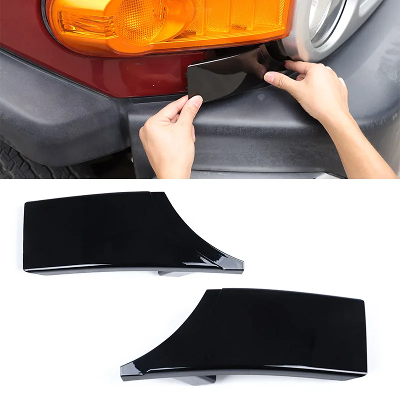 2pcs Car Front Bumper Grille Headlight Lower Filler Trim Panel For FJ Cruiser 2007 -2014 52513-35100 52512-35100