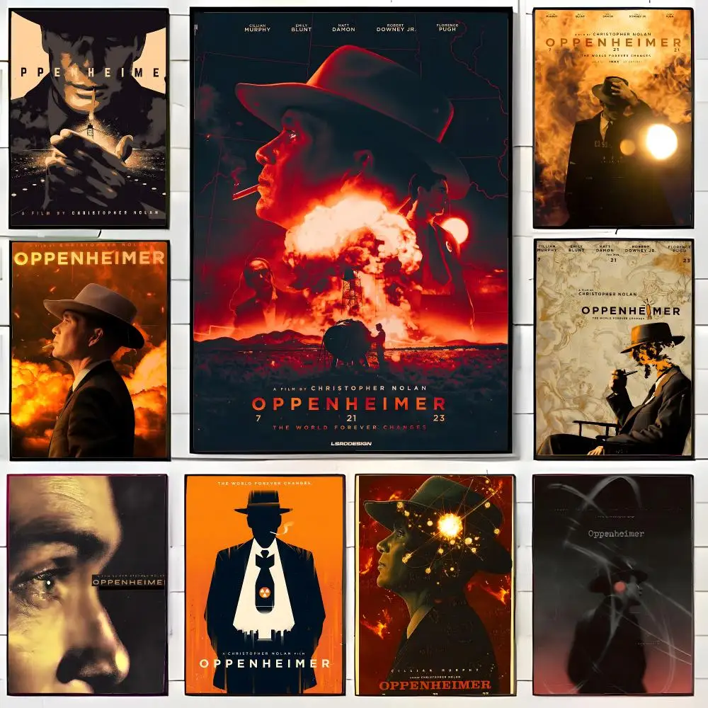 Biographical Movie O-Oppenheimer Poster Wall Art Print Decorative Mural Home Decor Gift Unframed