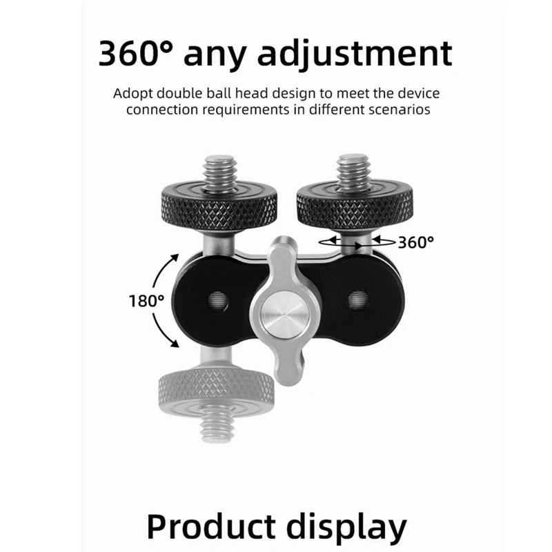 SLR 카메라 매직 핸드 1/4 인터페이스, 휴대폰 사진 필 라이트 브래킷, 범용 조정, 이상한 손, 1 피스