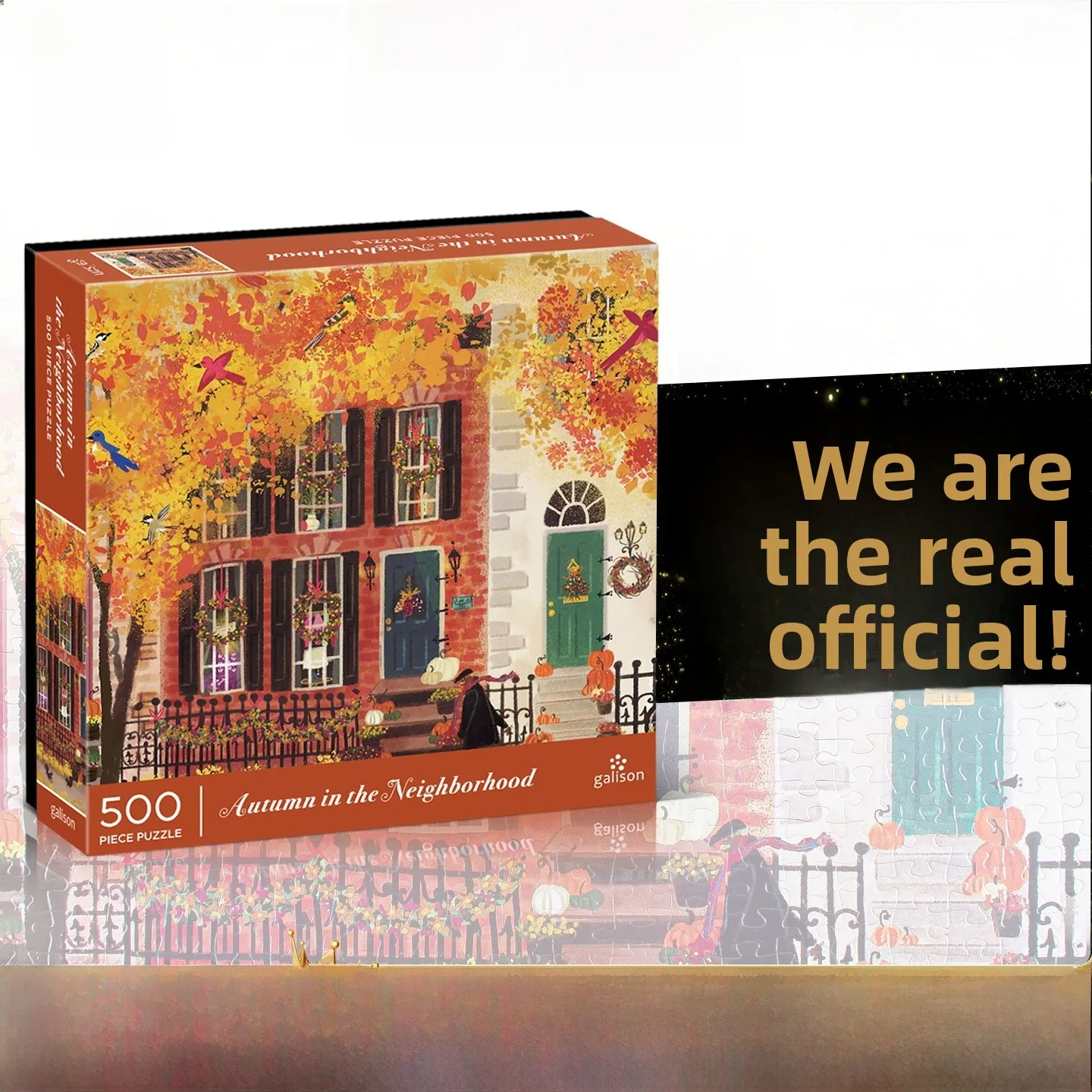 galison-neighbors-autumn-adult-puzzle-therapeutic-healing-intellectual-toy-birthday-gift-paper-toy-universal-age-group