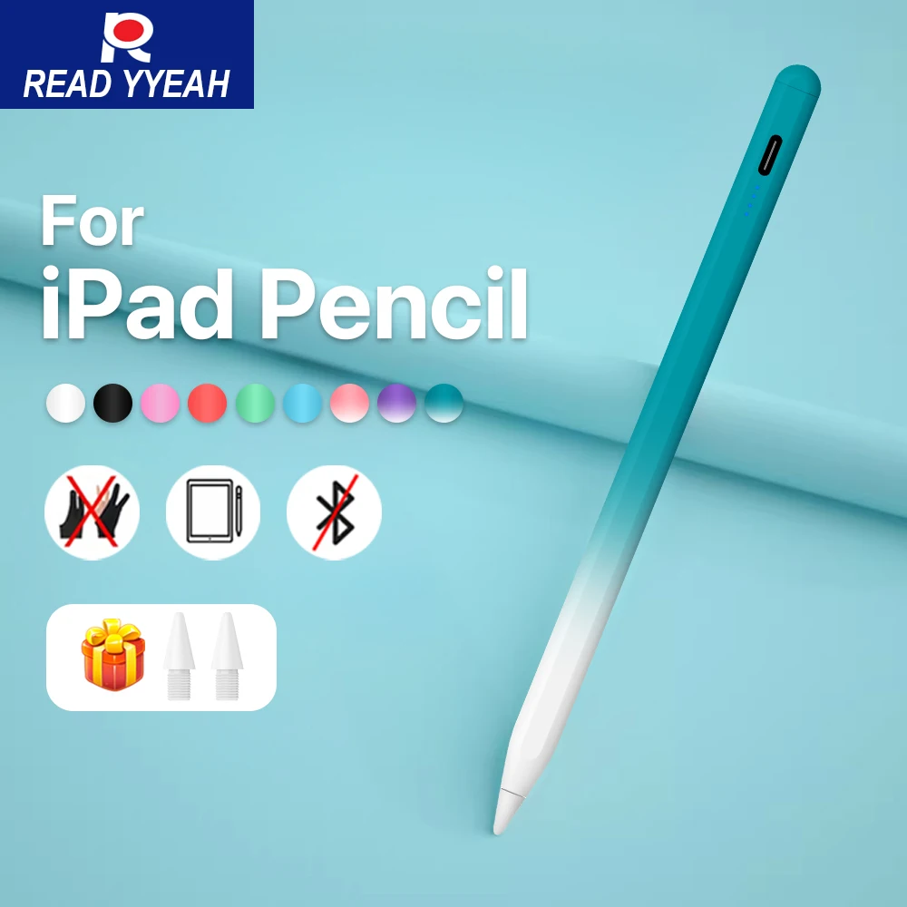 

Стилус для Apple Pencil с функцией Palm Rejection для iPad A16 Air 11 5 4 Pro 11 13 12.9 M3 M2 Pen 10.9 10/9-го поколения Mini 7 6 2025 Touch Pen