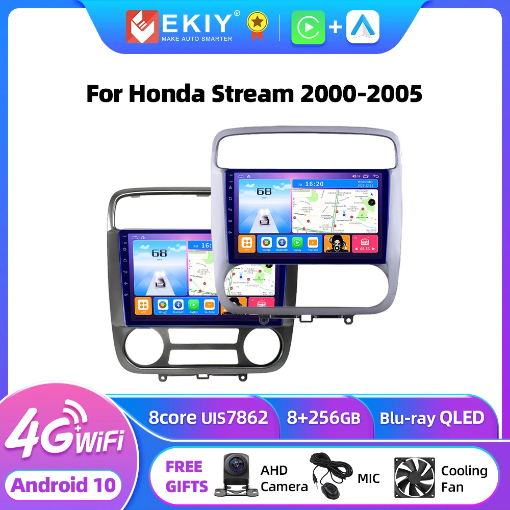 

EKIY T7 Android For Honda Stream 1 2000-2006 Car Radio Multimedia Video Player Stereo Navigation GPS No 2din DVD Carplay Auto BT