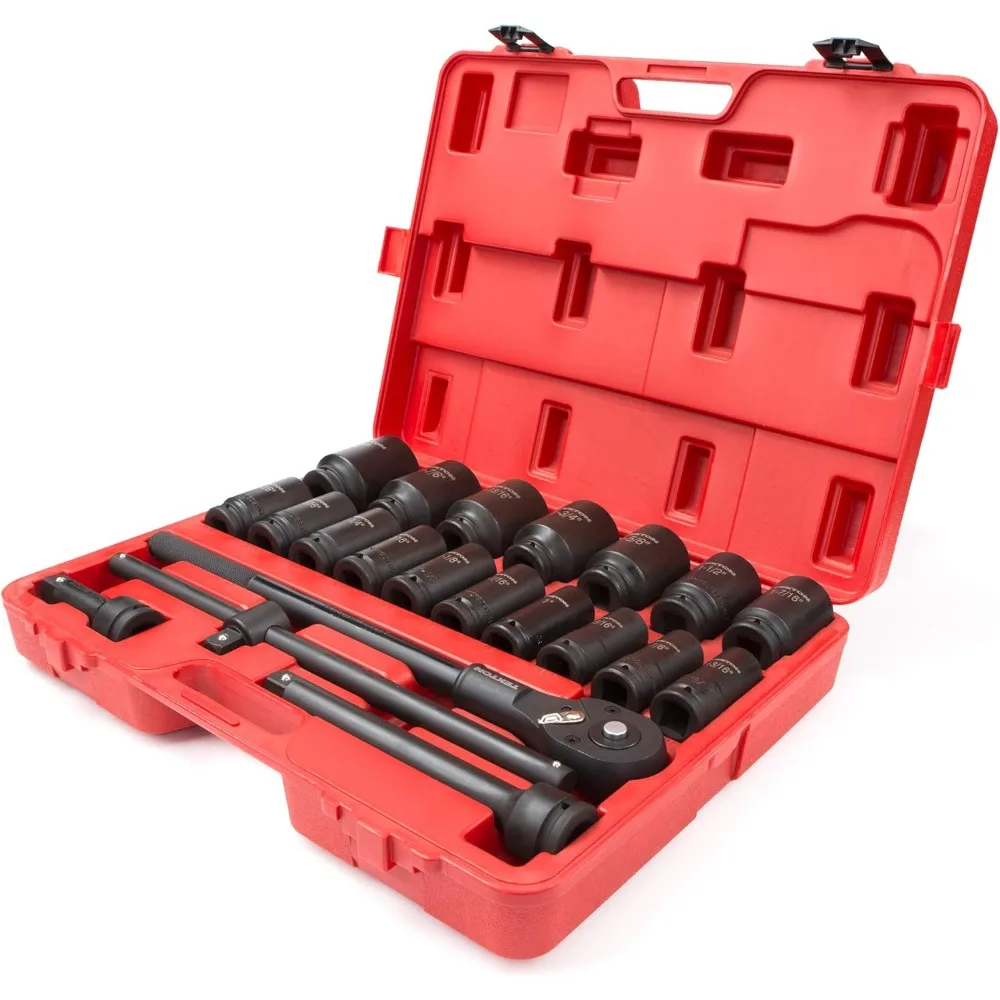 rive Deep 6-Point Impact Socket Set, 22-Piece (7/8-2 in.) | 48995