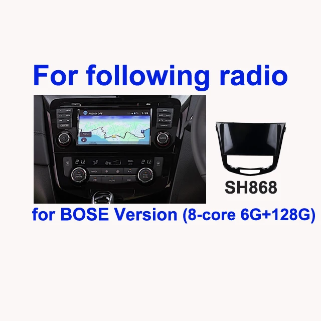 SINOSMART 8-Core A7870 Android GPS for Nissan Qashqai J11 X-Trail T32 Rogue 2014–2021 with OEM NAV Support BOSE 360 Camera image 3